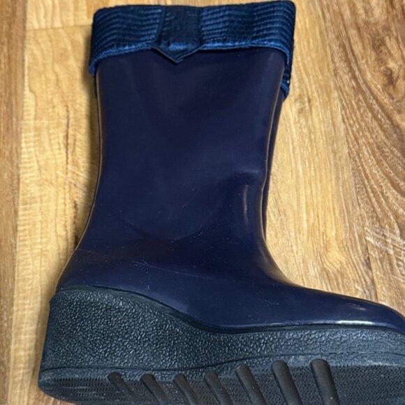 Sperry Women’s Navy Waterproof Rain Boots (2” Heel)(Size: 6M) EUC - Picture 14 of 16